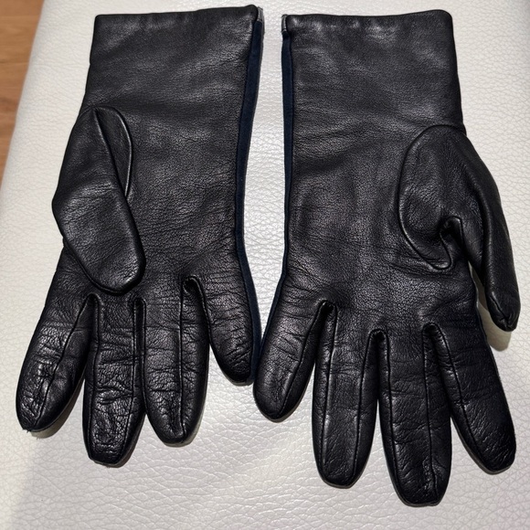 Genuine Leather Gloves with Wool Lining sz. 7.5 Made in Italy - Picture 3 of 8